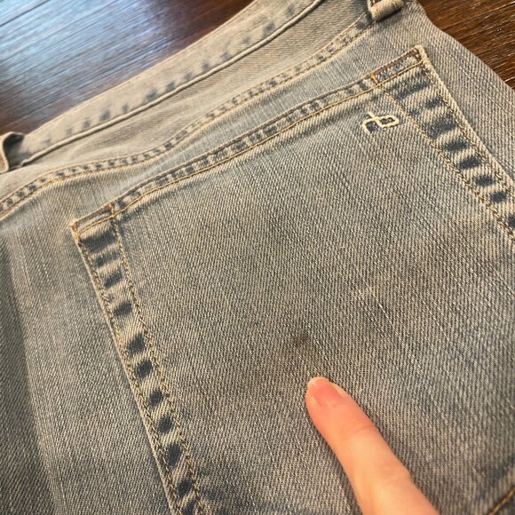 Rag & Bone Sz 32 Shelton Skinny Extra Slim Jean Fit 1 Button-Fly Stretch 31"L - Picture 8 of 16